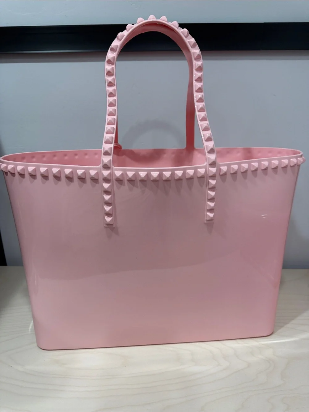 Carmen Sol Angelica Tote & Nora Pouch light pink